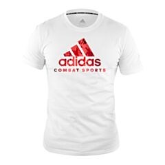 Combat Sports Tee - White/Red