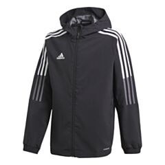 Youth Tiro Windbreaker Jacket - Black 